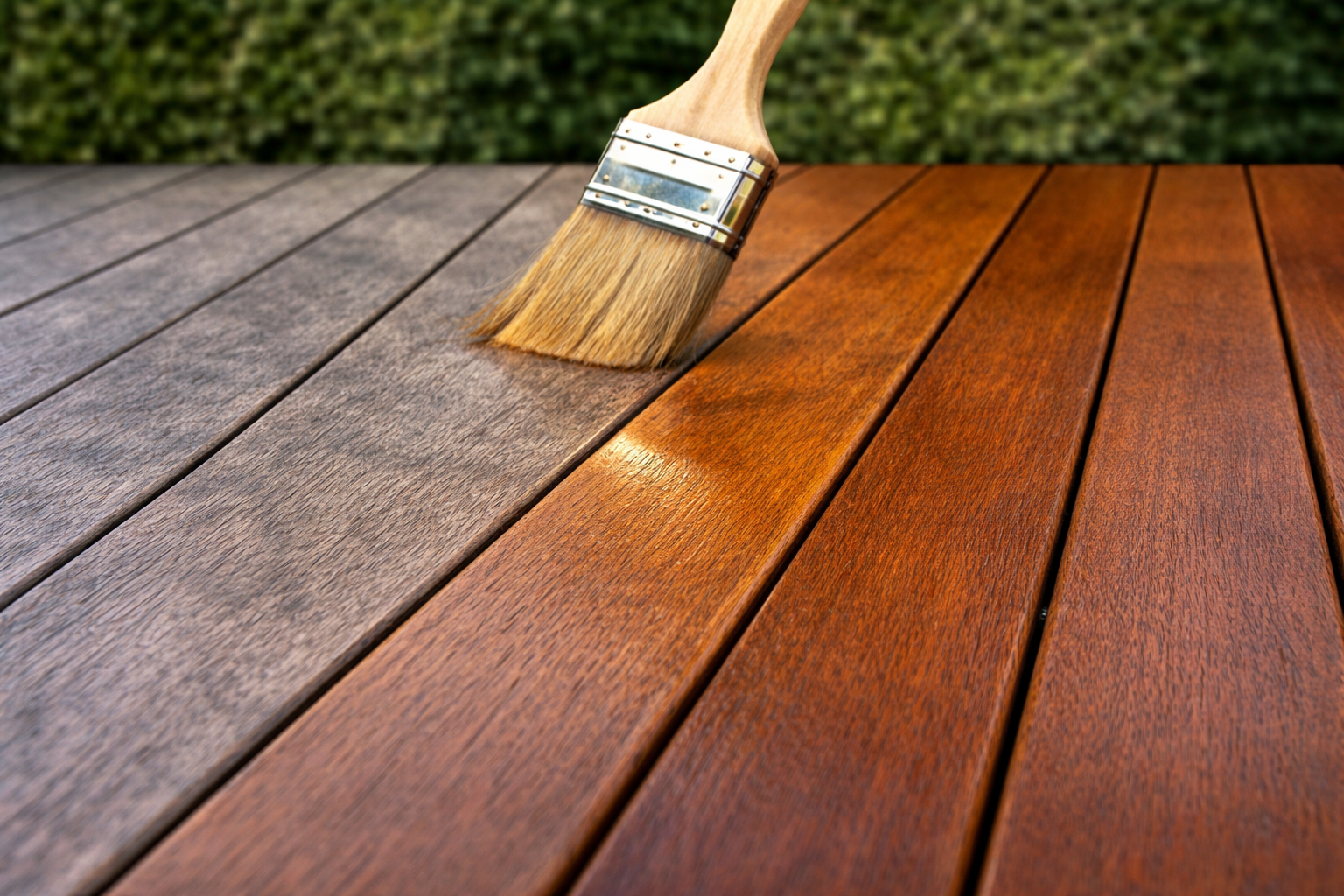 Deck oiling and timber refresh by River City Handyman